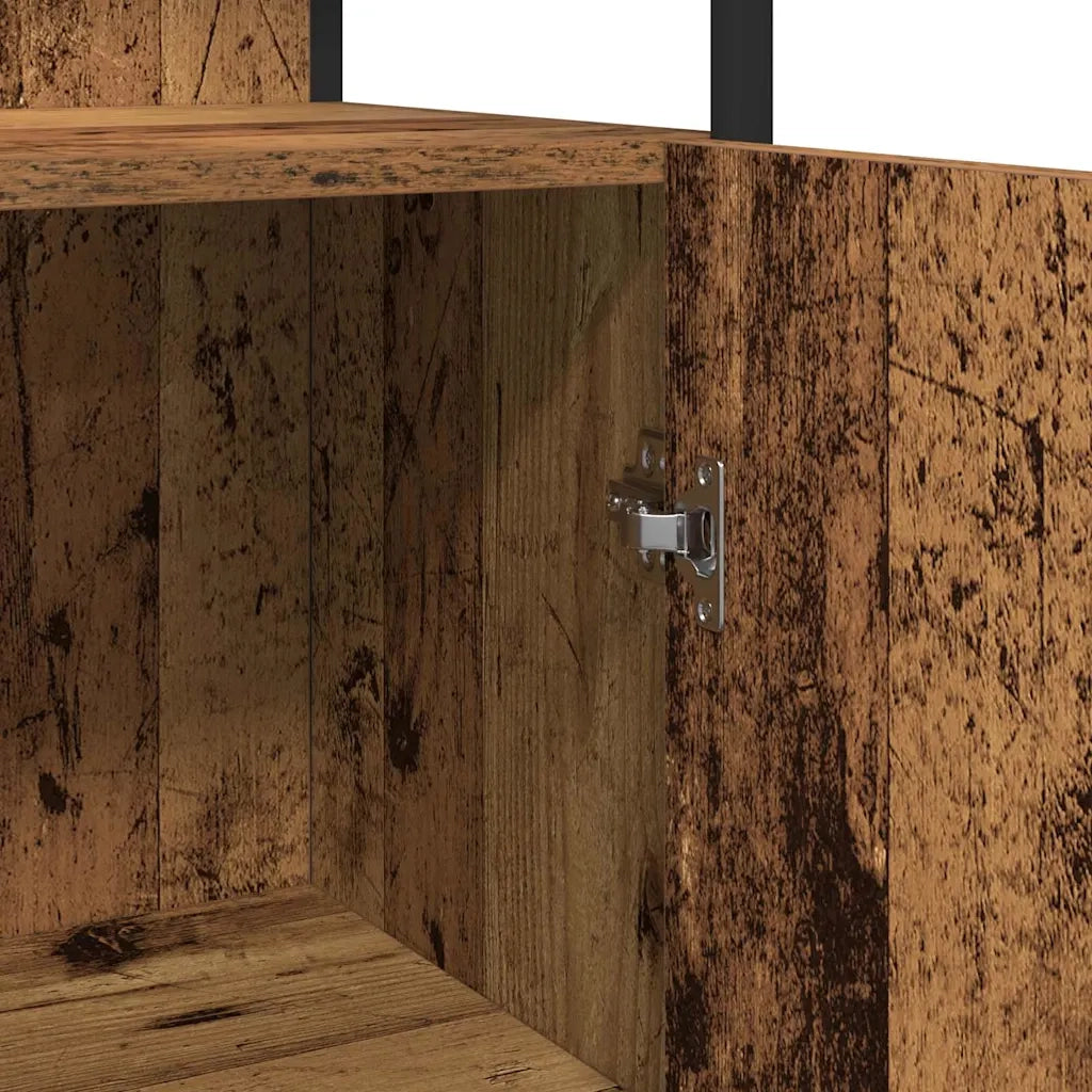 Mobile da Bagno con porta Legno vecchio 33 x 33 x 185,5 cm 862238