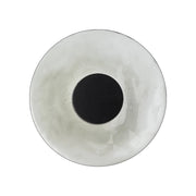 SOLARIS – Applique di Design 12W 3000K Nera con Vetro Martellato Fumè, CRI90, Dimmerabile a Taglio di Fase - Rossini Group