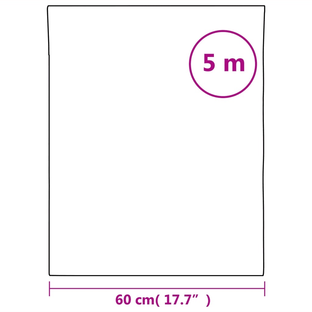 Pellicola per Finestra Smerigliata Bianca 60x500 cm PVC 155743
