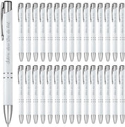 Penne metalliche intercambiabili - 30 pezzi - Ideale per regali - Adatti per insegnanti e feste - Penne metalliche - Adatti per uso scolastico e festivo - 30 pezzi.