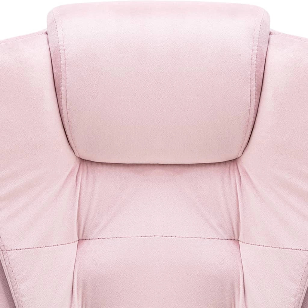Sedia da ufficio/sedia da studio/poltrona rosa Rosevelours 02_0024058
