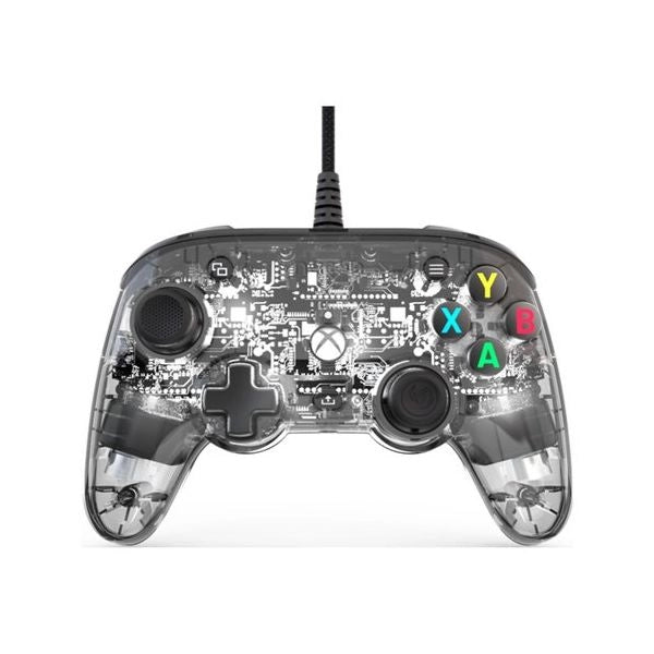 Gamepad compact pro xbox rgb wired trasparente xbxprocompactrgb