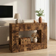 Tavolo consolle Rigato Quercia Affumicata 101 x 29 x 74 cm