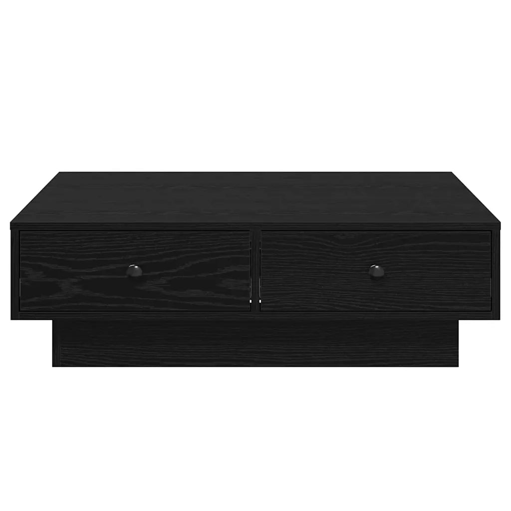 Tavolino da salotto Rovere Nero 90 x 90 x 28 cm 868804