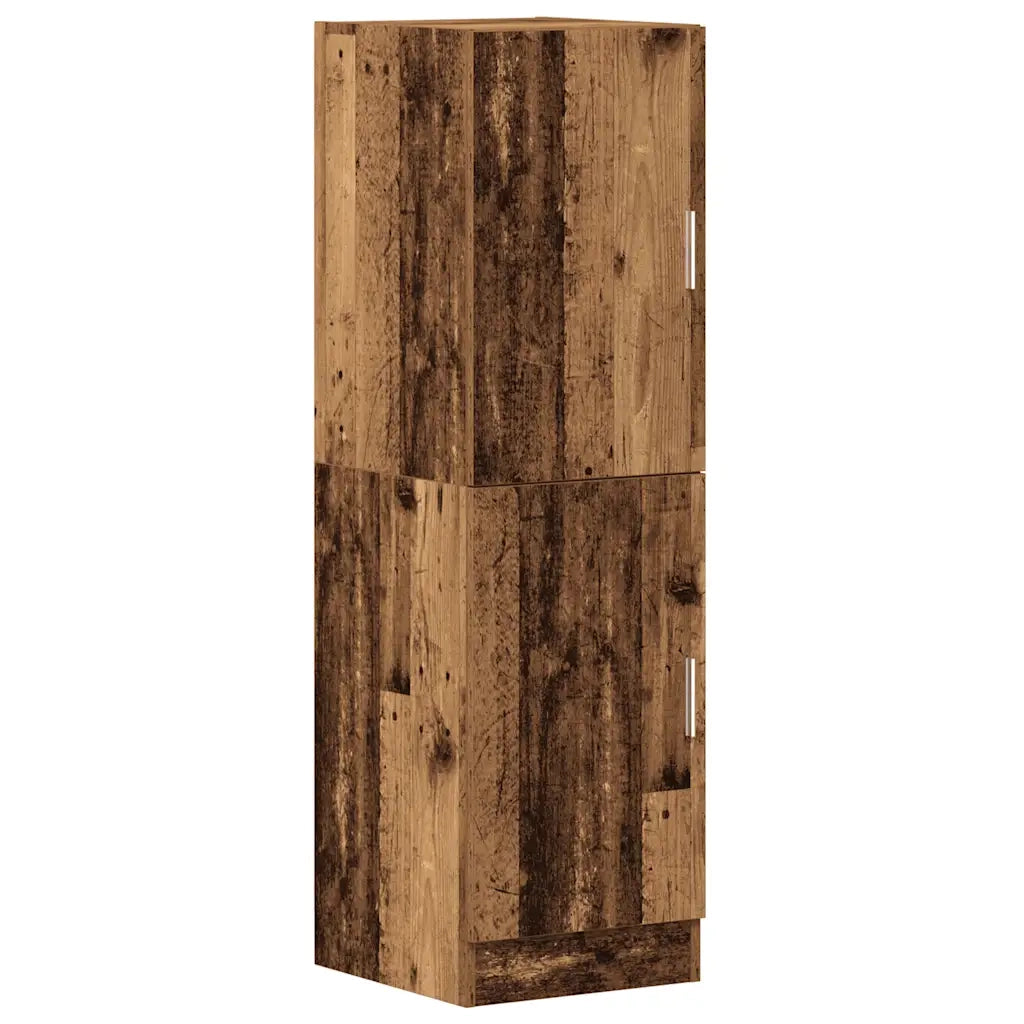 Set di Mobili da Cucina 3 pz-Armadietto Cucina Legno Antico in Truciolato