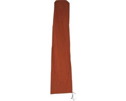 Copridisegno per ombrellone fino a 3,5 m - Copridisegno in terracotta con chiusura a zip