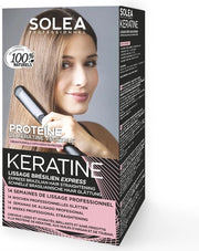 Kit di Smussamento Capelli con Keratina - Trattamento Professionale per 14 Settimane Capelli Lisci e Slanciati
