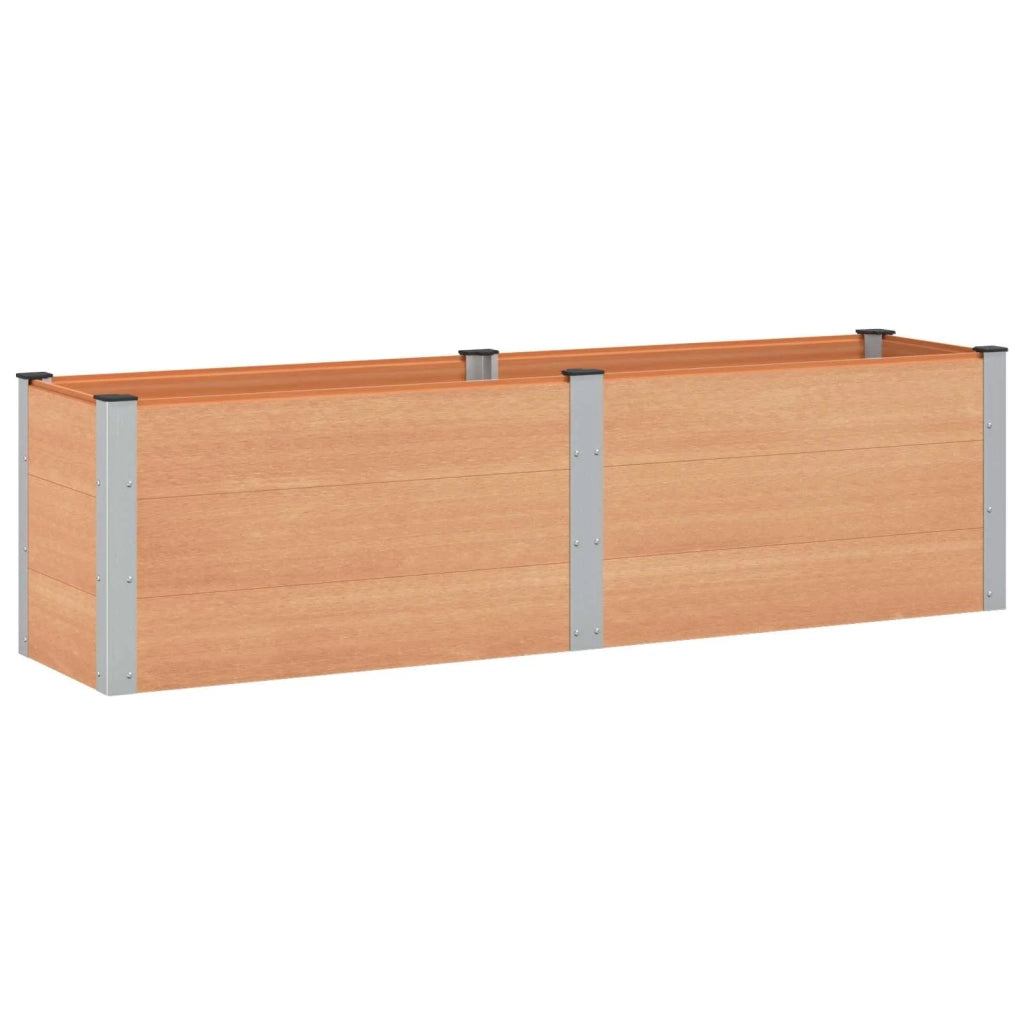 Letto rialzato da giardino Marrone 200 x 50 x 54 cm