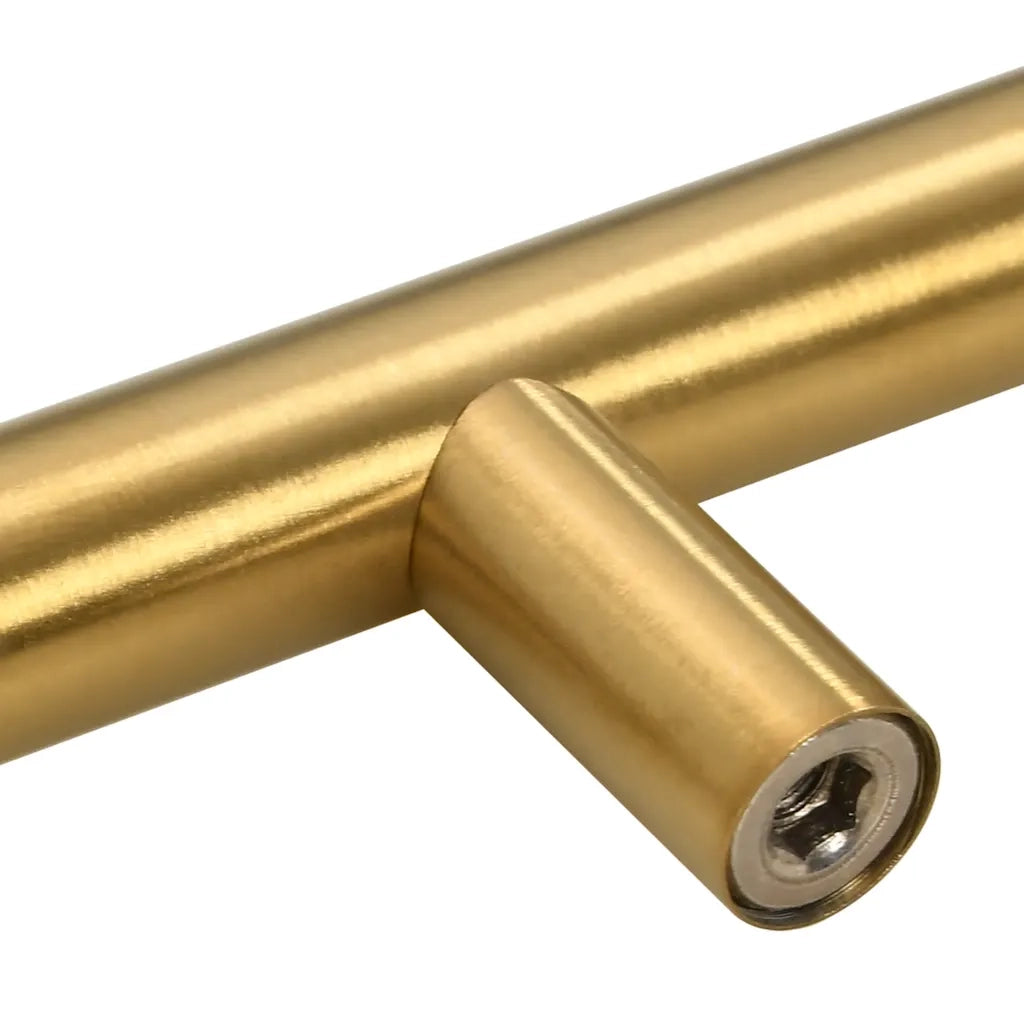 Maniglie per Mobili 5pz Oro 224mm in Acciaio Inox 155361