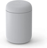 Tazza da Caffè e Tè Portatile a Vento con Isolamento a Vuoto e Interno in Ceramica - Acciaio Inossidabile - 12oz - Matto Grigio
