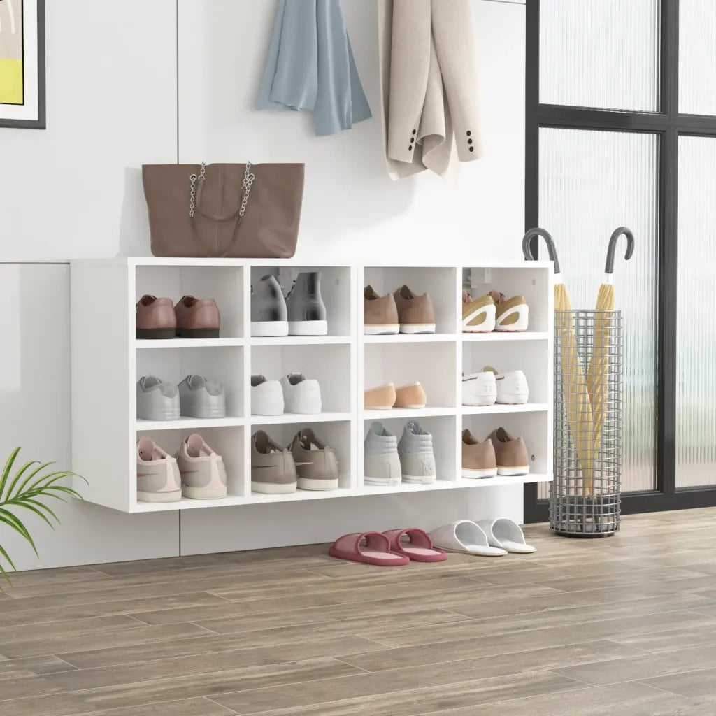 Scarpiere 2 pz Bianche 52,5x30x50 cm CFW1870485