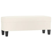 Panca 100 x 35 x 41 cm in similpelle crema 02_0010489