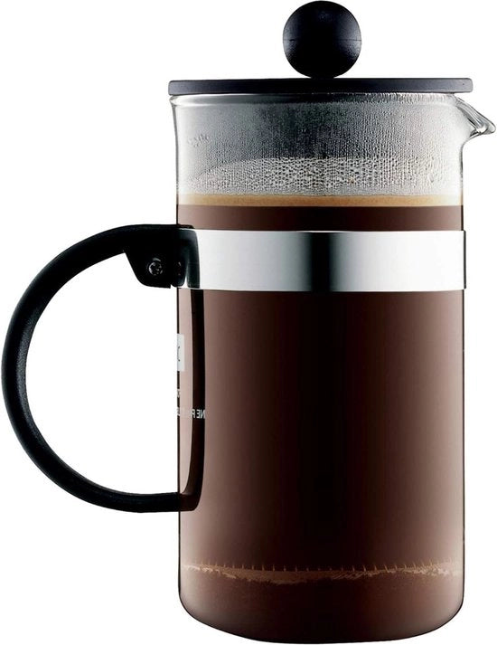 Caffettiera a stantuffo - Sistema French Press - Resistente al lavastoviglie - 10 Litri - Nero