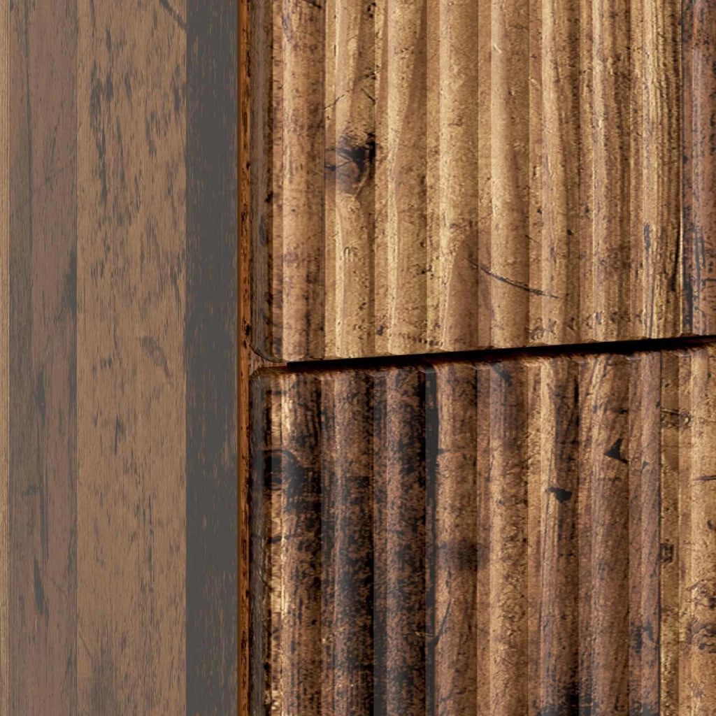 Comodino | Armadio da Notte | Mobiletto da notte con cassetto Legno antico 43 x 41 x 63,5 cm