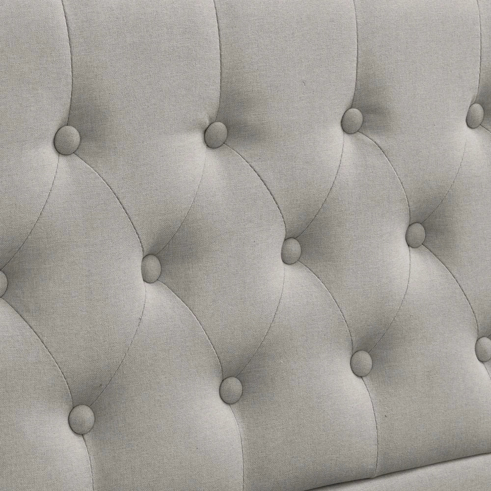 Letto con contenitore - Xylo - 160x200cm - Meccanismo a gas - Colore grigio chiaro