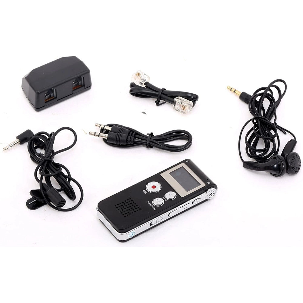 Trade Shop - Registratore Vocale Digitale Professionale 8 Gb Schermo Lcd Funzione Mp3 Q-ly77 -