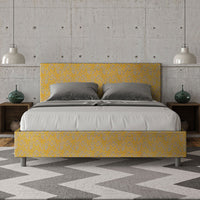 Letto Matrimoniale 160x190 cm Senza Rete Adele Era 06 Giallo