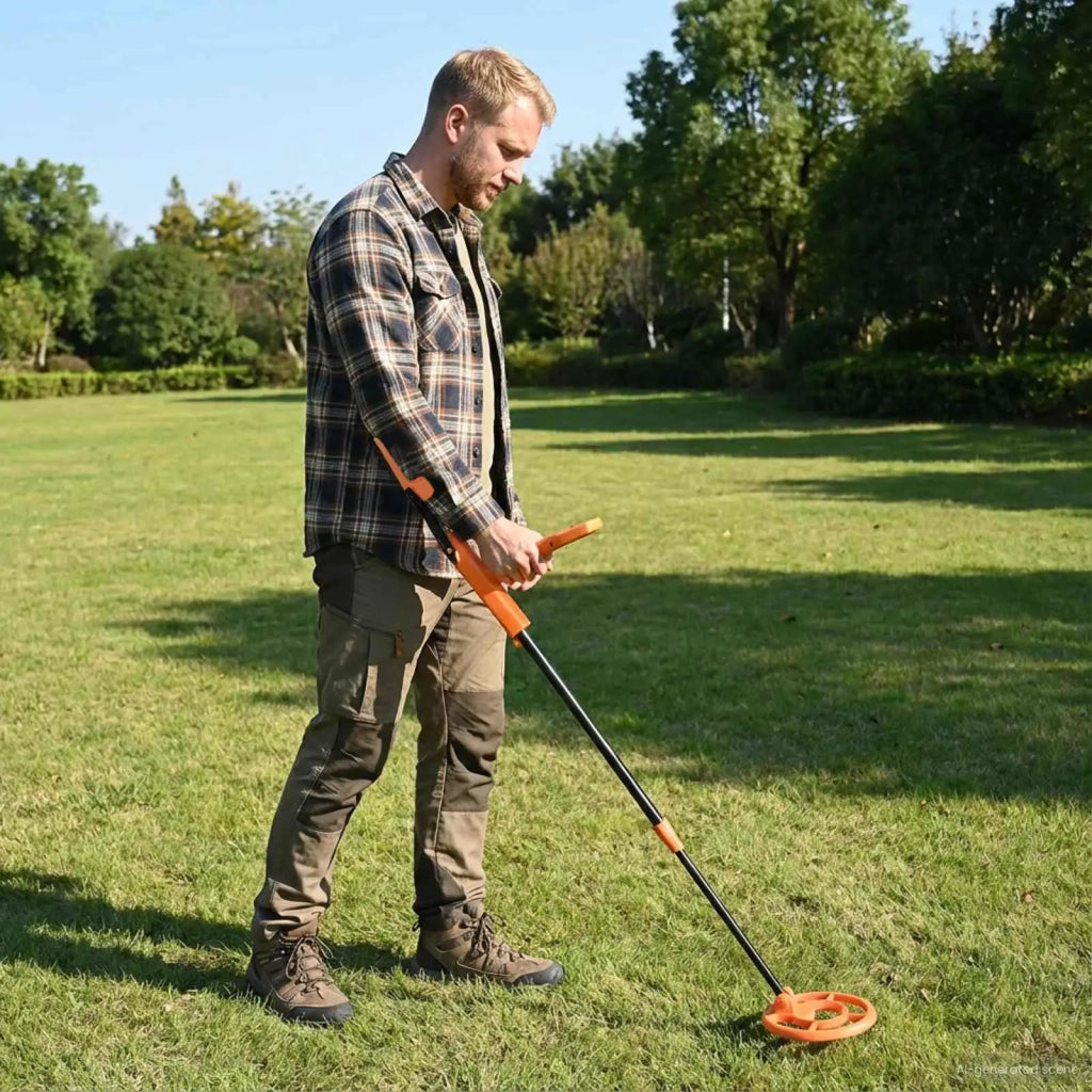 Metal Detector con Display LCD 2 Modelli 19 cm Bobina Giallo CFW8252237