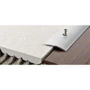 Prosol 30 profilo alluminio arge nto adesivo racc.pavimenti 30mm