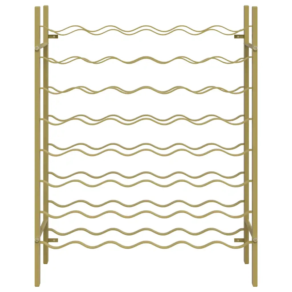 Portabottiglie per 48 Bottiglie Metallo Oro CFW2766263