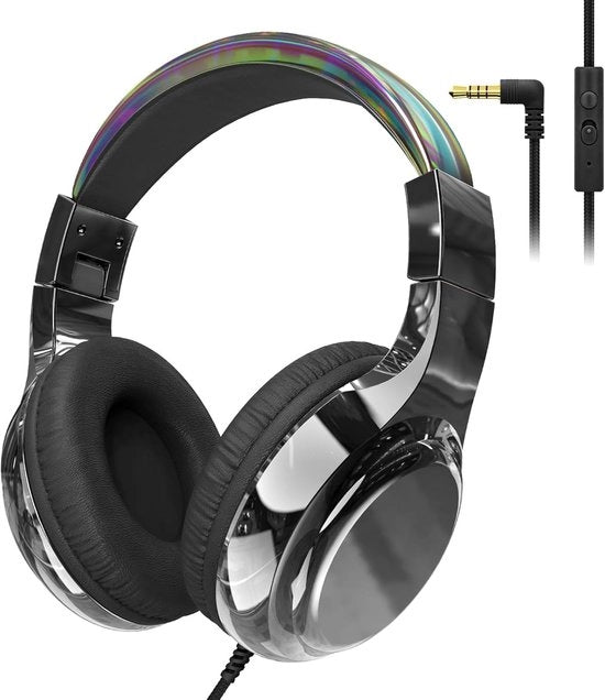Cappello uditivo per bambini con cavo - Cappello uditivo per bambini - Cappello uditivo con cavo per la testa - Volume sicuro - Scuola - Tablet - Laptop - Viaggi - Ascolto della musica