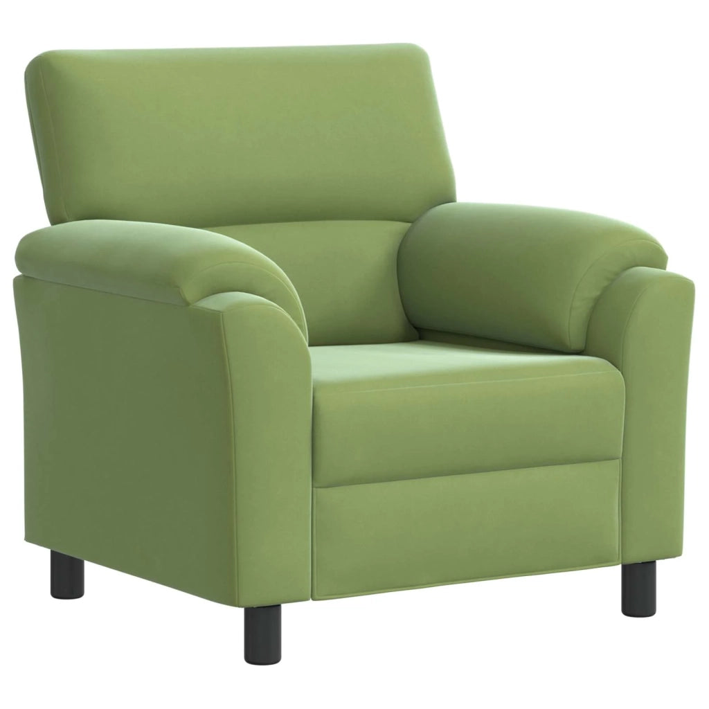 Set di divani 2 pcs Verde chiaro Velluto 3430451
