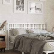 Testiera in Metallo-Testiera in Ferro-Testata Bianco 160 cm 801542