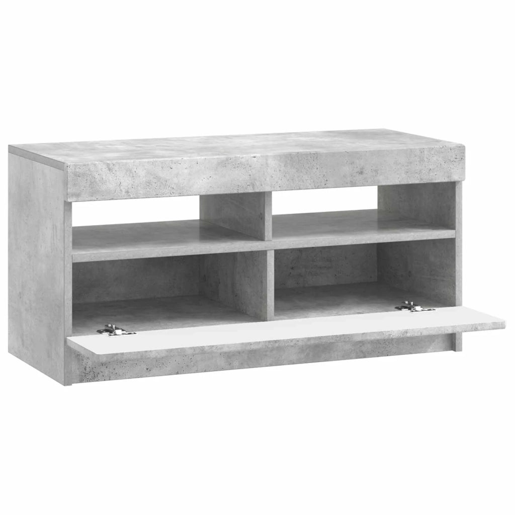 Mobile TV LED Grigio Cemento Legno ingegnerizzato 897878