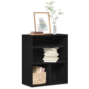 Libreria Nera 60x30x71,5 cm in Legno Multistrato 860311