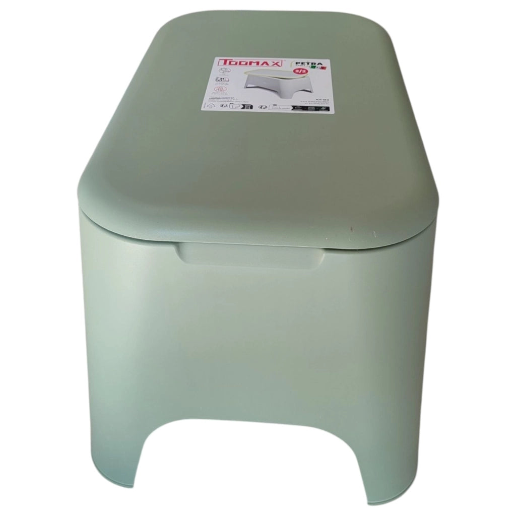 TAVOLINO CONTENITORE IN PLASTICA PETRA VERDE