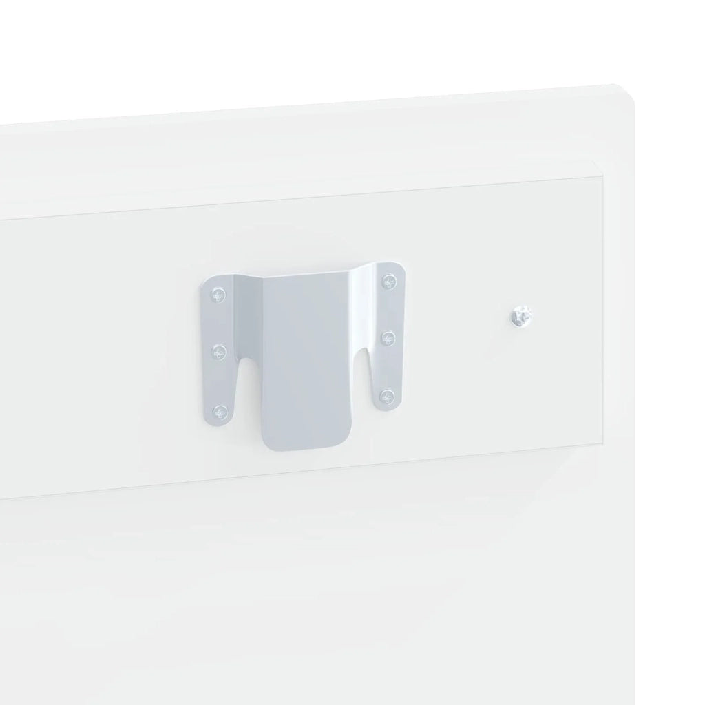 Testiera da Muro UTRECHT Bianco Legno ingegnerizzato 897835