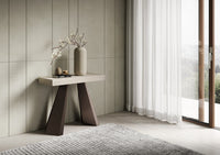 Consolle Allungabile 90-300x40x77 cm Diamante Cashmere Telaio Orso