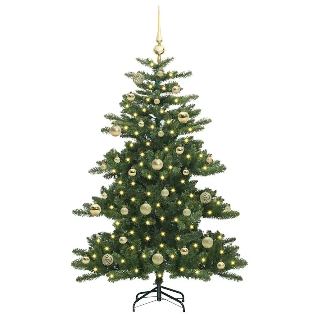 Albero di Natale Artificiale con Rami Pieghevoli Verde 150 cm 3397657
