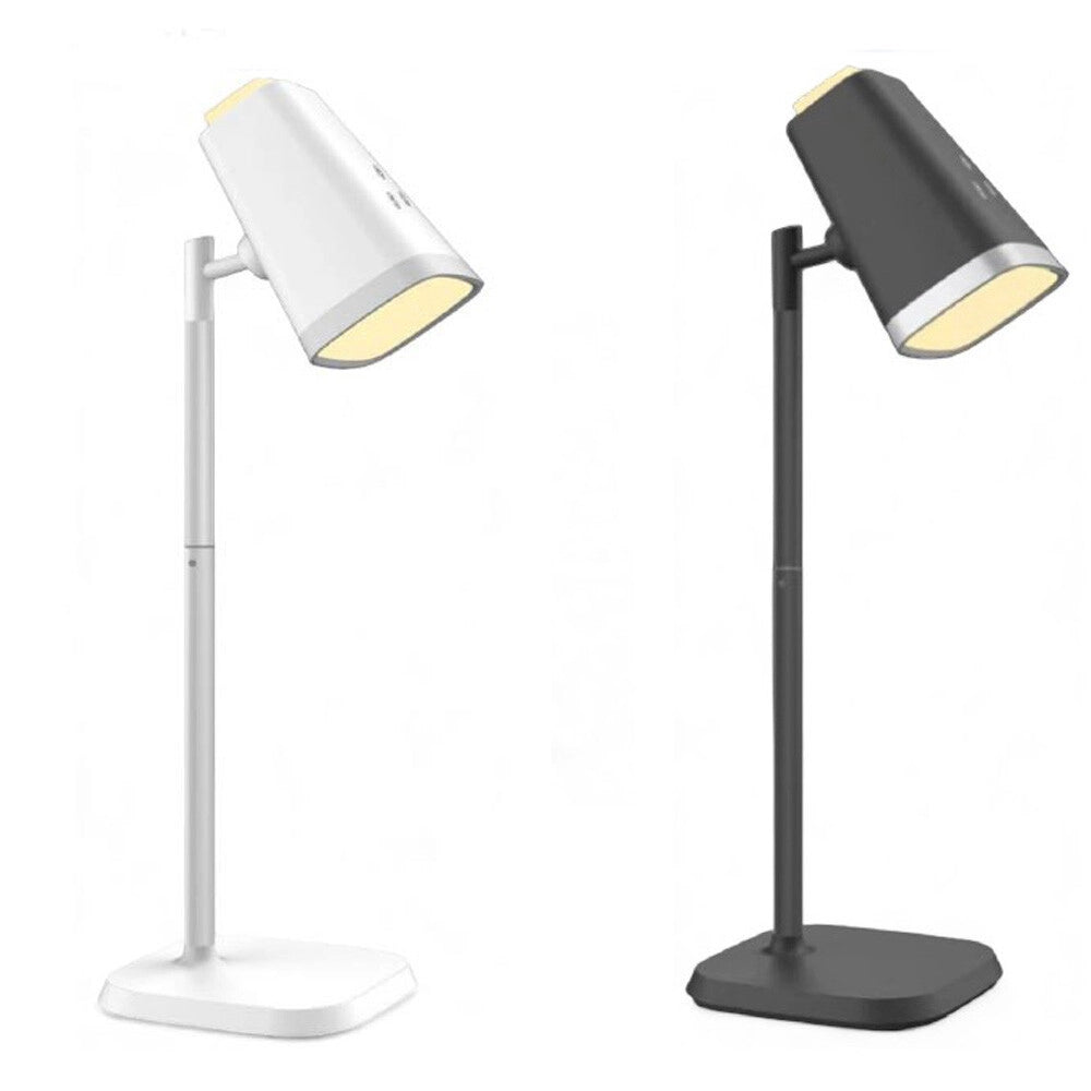 Trade Shop - Lampada 2 In 1 Ricaricabile Scrivania Applique A Led 6w Touch Dimmerabile Cct Bl-1008 -