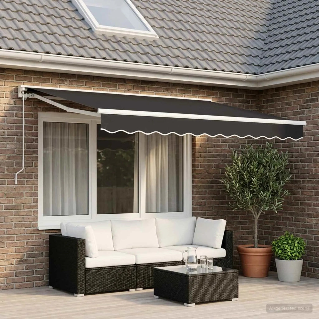 Telo di ricambio per tenda da sole Antracite 235 x 195 cm 42000414