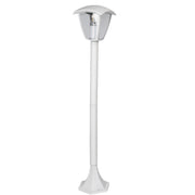 Trade Shop - Lampione Da Giardino 86 Cm Lanterna Da Terra Per Vialetti Con Attacco E27 Ip44 819pb-b860 - Bianco