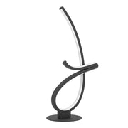 Lampada Scrivania Moderna Cardoncito Acciaio Nero Led 12W 1400Lm Ip20