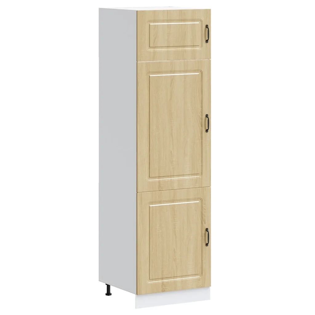 Armadio da Cucina Kalmar Rovere Sonoma in Legno Multistrato