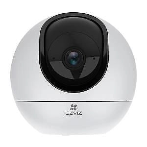 Ezviz OB03635 H6 Telecamera IP motorizzata da interno 3K PTZ 360° Wi-Fi Dual Band rilevamento IA audio bidirezionale colore Bianco