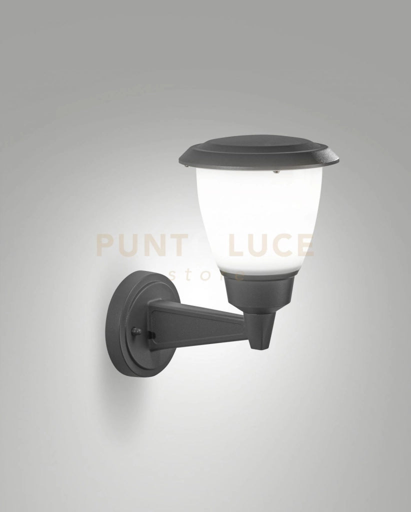THIAGO APPLIQUE GRIGIO SCURO DA GIARDINO ATTACCO E27 IP54