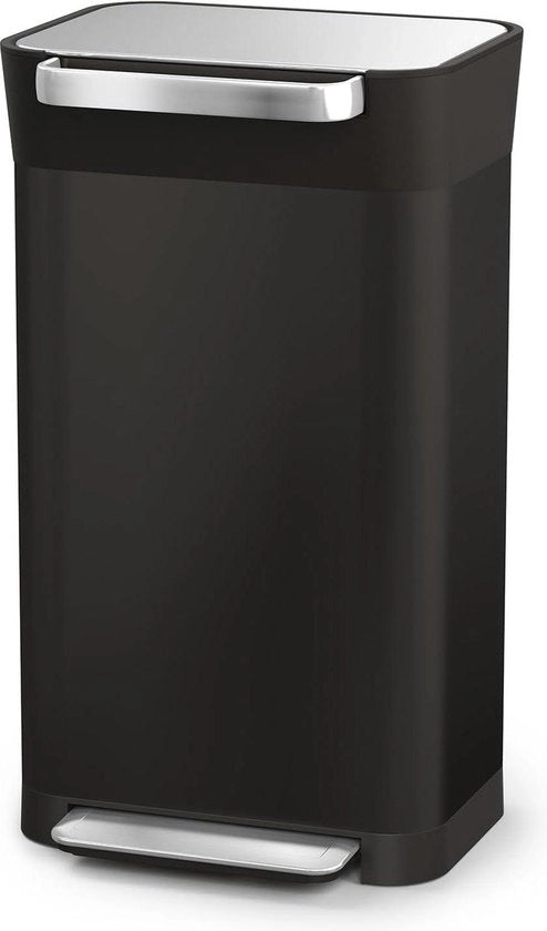 Contenitore per Rifiuti Cucina con Filtro per Odori - Capacità fino a 90L dopo compressione - Nero 30L - Cestino per Rifiuti per Uso Domestico contenitore 50 litri