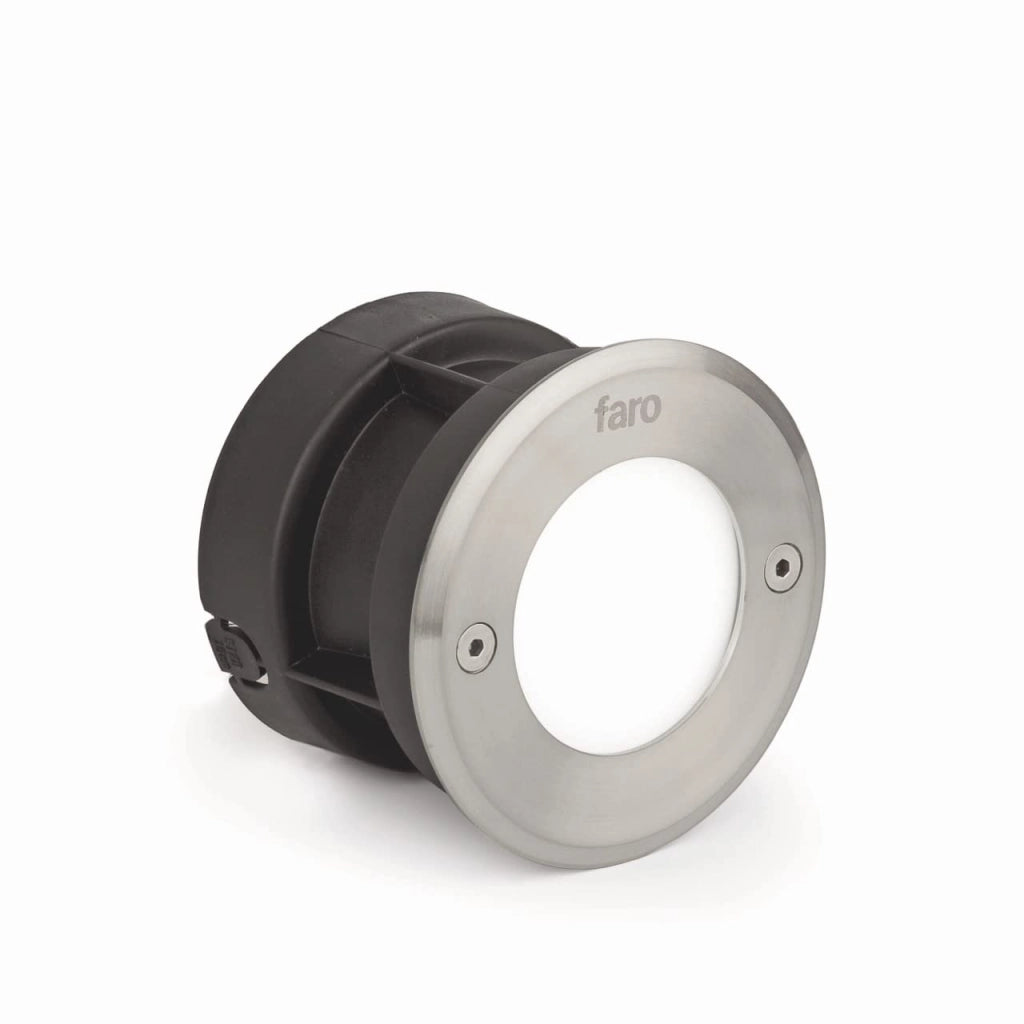 FARO BARCELONA 71498N - LED 18 R Lampada Incasso Rotondo Inox 3000K