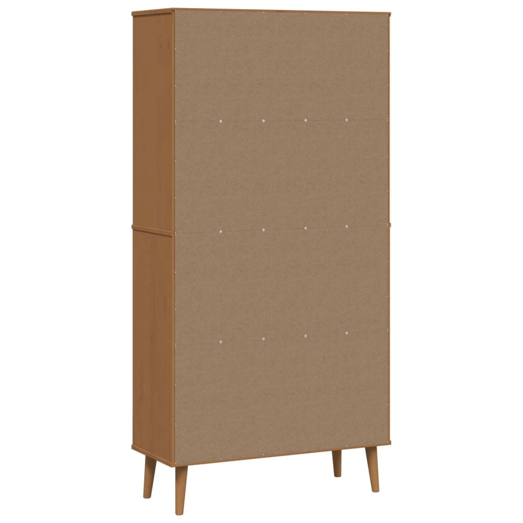 Libreria MOLDE 85 x 35 x 170,5 cm Legno Massello di Pino 42020943
