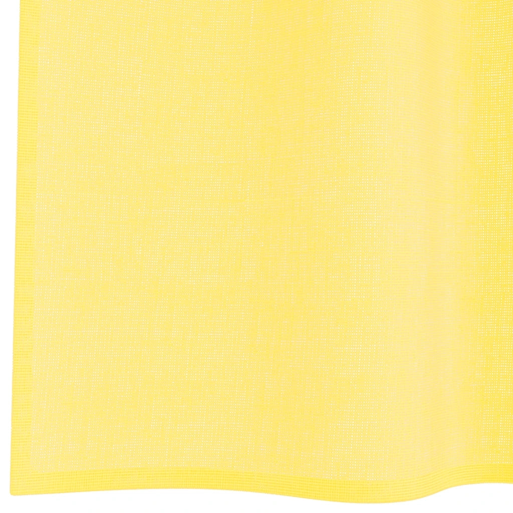 Tende in Voile con Occhielli 2 pz Giallo 4102132