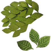 Foglie di plastica verde - decorazione - set da 100 - 5 cm