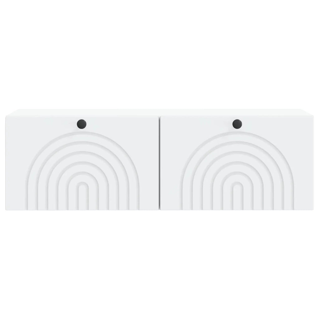 Mobile Porta TV da Muro Bianco 98 x 31 x 30 cm 898215