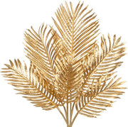 Palmi artificiali in tessuto, foglie di palma (oro, tipo #6)
