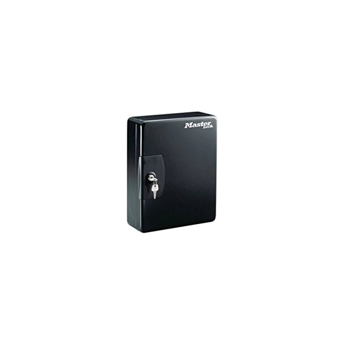 Master Lock KB-25ML Armadietto Portachiavi per 25 Chiavi con Chiusura a Chiave e Gancetti in Acciaio colore Nero