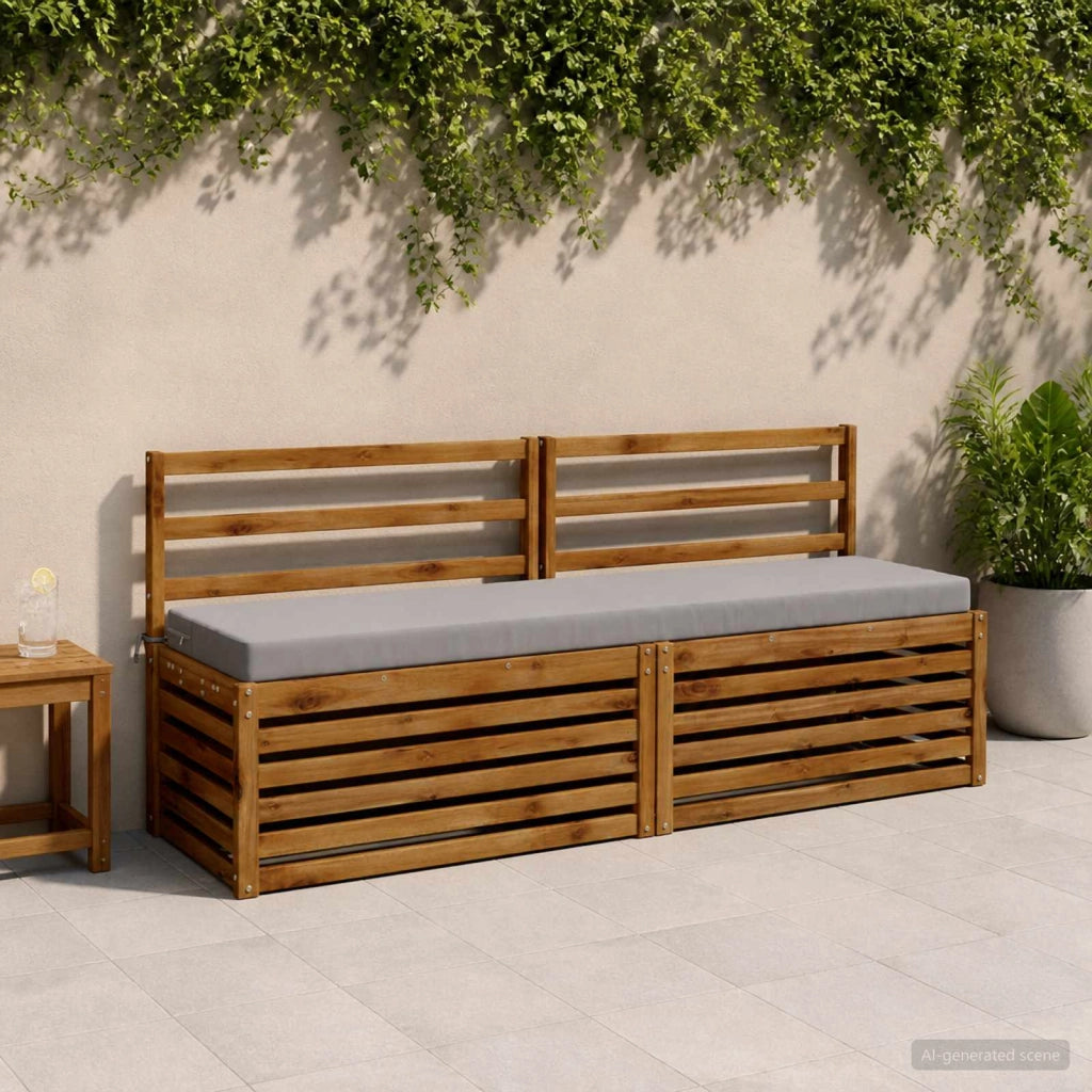 Cuscino per panchina SOEST 100% Poliestere Grigio 950104