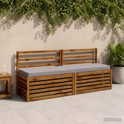 Cuscino per panchina SOEST 100% Poliestere Grigio 950104